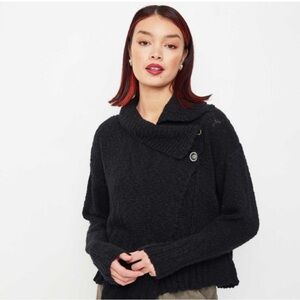 Michael Kors Knit Turtleneck with Button Detail
